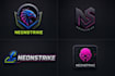 design professional gaming, twitch and youtube channel logo