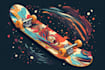 create eye catching skateboard design