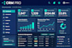 develop a custom laravel CRM with admin panel and dashboard