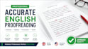 proofread and edit your english content