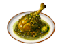 create custom food illustrations in a painterly style