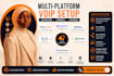 set up ringcentral, dialpad, nextiva, 3cx, openphone and voip phone system