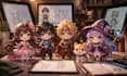create cute chibi art and anime chibi characters