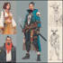 create creative character concept art and visual design