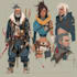 develop a unique character concept for your game comic