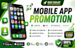 do mobile app promotion, app install, android, ios app review, website review