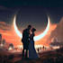 design creative romantic book or ebook cover