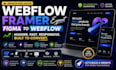 design or develop webflow website figma to webflow webflow expert