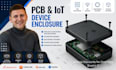 pcb enclosure, iot device housing, electronic housing, solidworks cad modeling