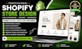 do shopify website design, create shopify store or shopify dropshipping store