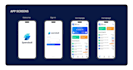 design a modern mobile app design in figma