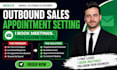 outbound sales apppointment setting email outreach meeting booking