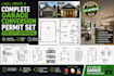 create a complete garage conversion permit set for city approval