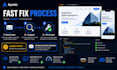 fix website bugs and improve speed or responsive design