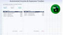 create an automated excel income and expense tracker