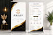 design professional roll up banners in 12 hours