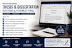 fix and edit thesis, apa, citations, references, footnotes