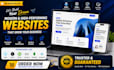 build a responsive landing page or full website with modern design