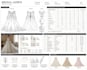create evening gown and bridal dress tech pack
