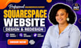 build business service squarespace website design, redesign squarespace website