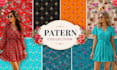 create luxury seamless pattern designs for fabric printing