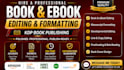 book editing and formatting, manuscript formatting and developmental book editor