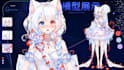 create a stunning custom live2d vtuber model with professional rigging