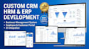 develop custom CRM hrm software, erp system, and business automation