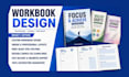 design educational workbook, workbook redesign, canva editable workbook design