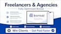 create professional bonsai setup with proposals, contracts and invoicing