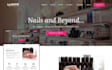 build squarespace nail salon website waxing website lash studio website design