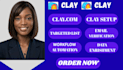 setup clay com lead generation, email marketing automation