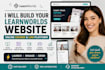 build learnworlds website, online course website, lms website, kajabi website