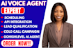 build ai voice agent, ai calling agent, ai receptionist for cold calling