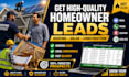 generate verified solar, roofing and construction homeowner leads