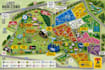 design 3d isometric map event map festival map illustrated map, fantasy map
