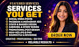 design professional social media facebook posts and banners
