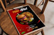 create customizable design printable digital restaurant menu