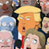 draw political cartoon and comic strip