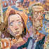 do a political cartoon art