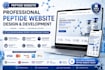 build peptide website, redesign research peptide website