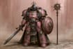 make a dark sci fi warhammer 40k character art