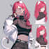 draw anime character art for your oc, vtuber
