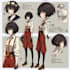 draw a character sheet in anime style