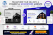 design, redesign, clone, or customize a wordpress website