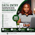 do accurate data entry, copy paste, excel and web research