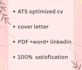 write ats resume and linkedin profile for fresh graduate