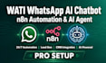 setup wati whatsapp ai chatbot and n8n automation agent