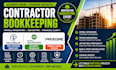 manage clockshark, quickbooks, procore bookkeeping for contractors with payroll