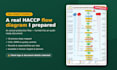 create a haccp hazard analysis and food process flow diagram